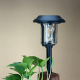 DUDE ON FENCE WITH SOLAR LAMP