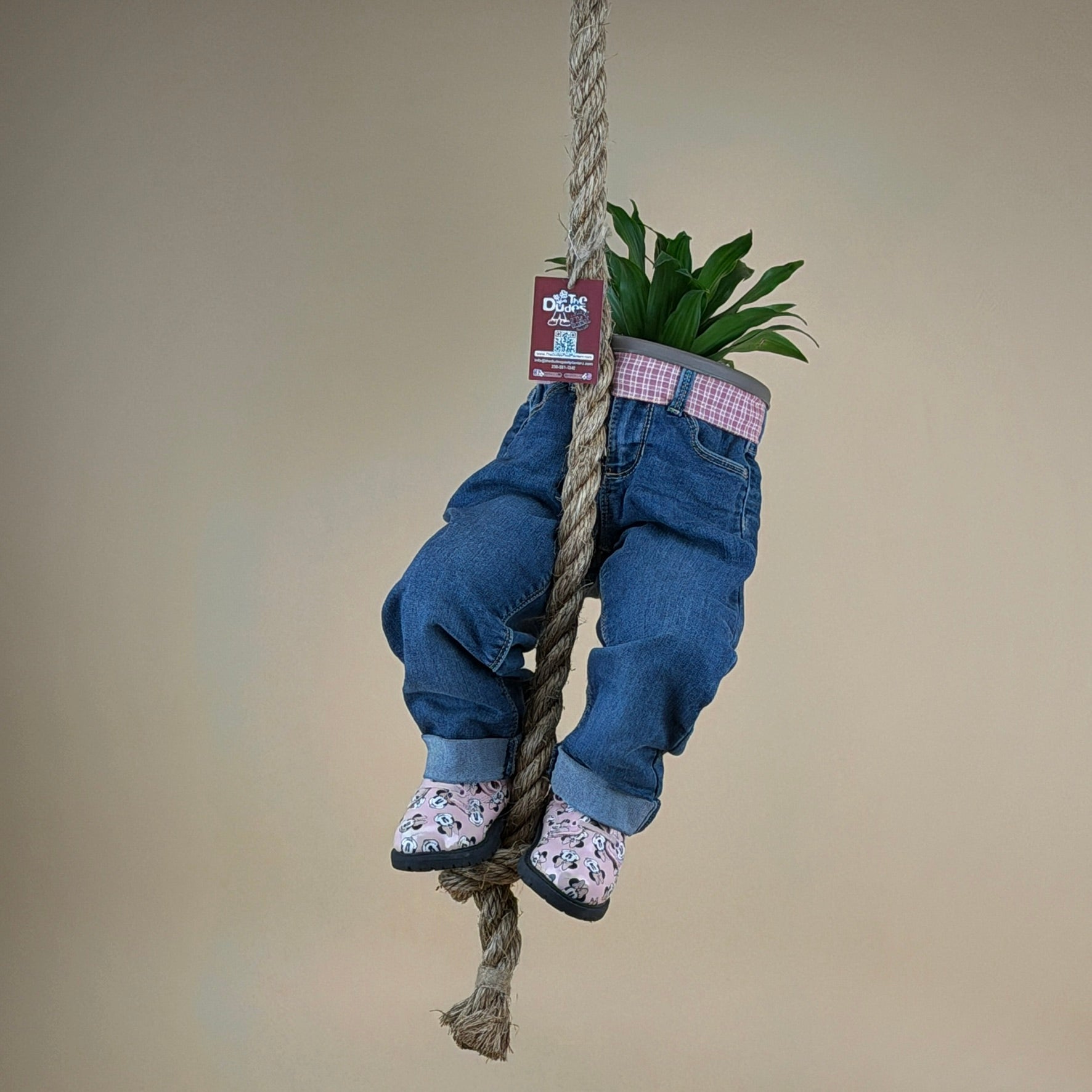 hanging dude plant HANGING SINGLE DUDE – The Dudes Pant-Planters