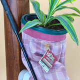 SOLAR LIGHT POST GOLFER DUDETTE