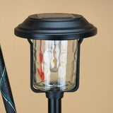 SOLAR LIGHT POST GOLFER DUDE
